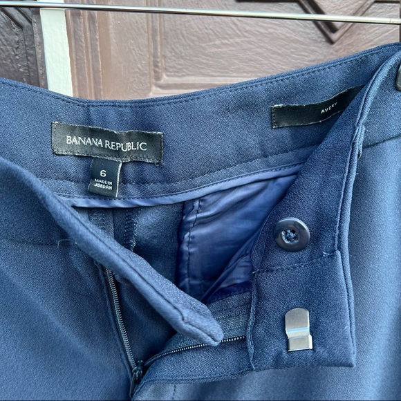 Banana Republic Avery Tux Stripe Cropped Pants 6 - Picture 6 of 13